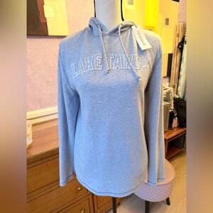BARGAN BASEMENT! NWT Camp David Lake Tahoe Women's Light Grey Hoodie